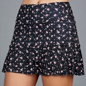 Denise Cronwell Vespa Print Skort (floral print) Size XL